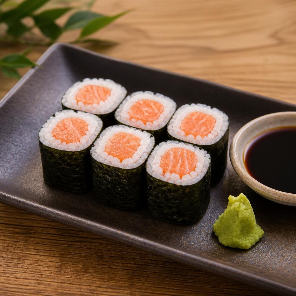 Salmon Maki Sushi Hiro menu maki salmon